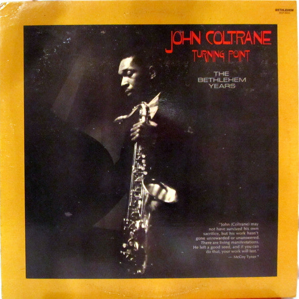 John Coltrane ~ Turning Point - The Bethlehem Years (Vinyl) - Djungel & Jazz