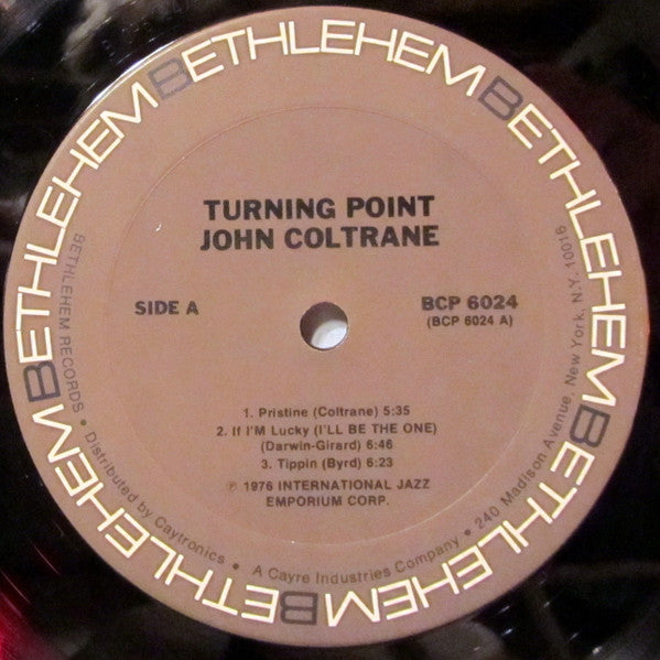 John Coltrane ~ Turning Point - The Bethlehem Years (Vinyl) - Djungel & Jazz