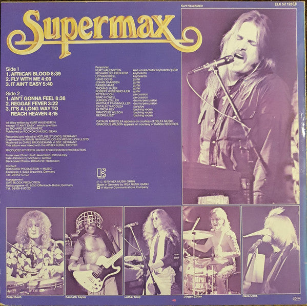 Supermax : Fly With Me (LP, Album)