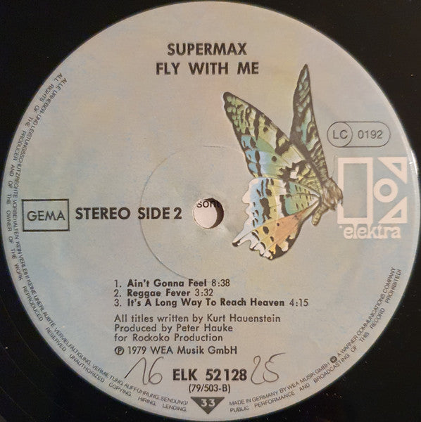 Supermax : Fly With Me (LP, Album)