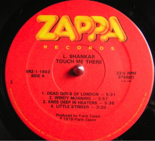 L. Shankar* : Touch Me There (LP, Album)