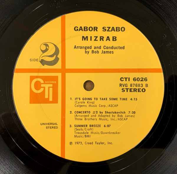 Gabor Szabo : Mizrab (LP, Album)
