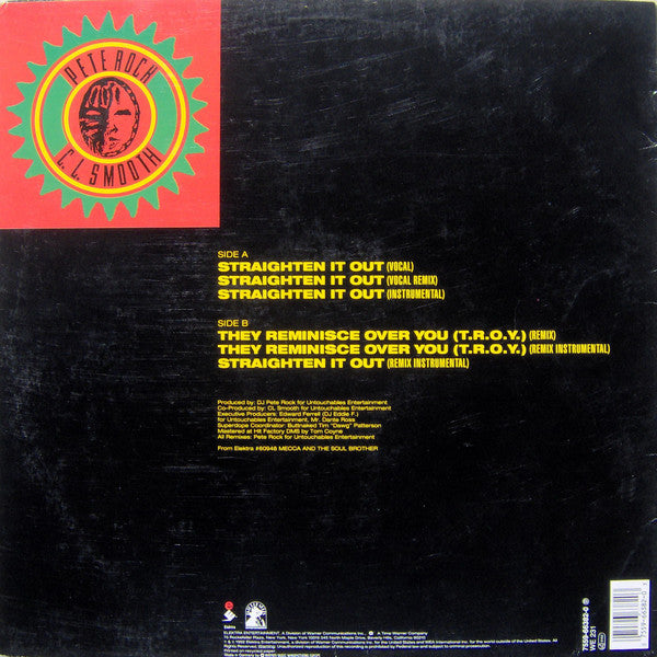 Pete Rock & C.L. Smooth ~ Straighten It Out (Vinyl) - Djungel & Jazz