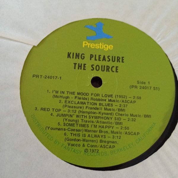 King Pleasure : The Source (2xLP, Album, Comp, RE, RP)