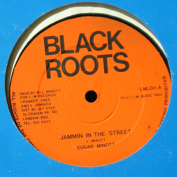 Sugar Minott : Jammin In The Street (12")