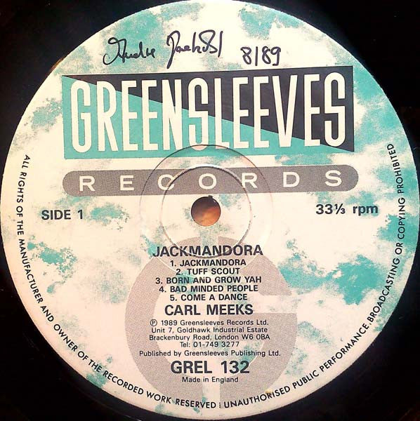 Carl Meeks : Jackmandora (LP, Album)