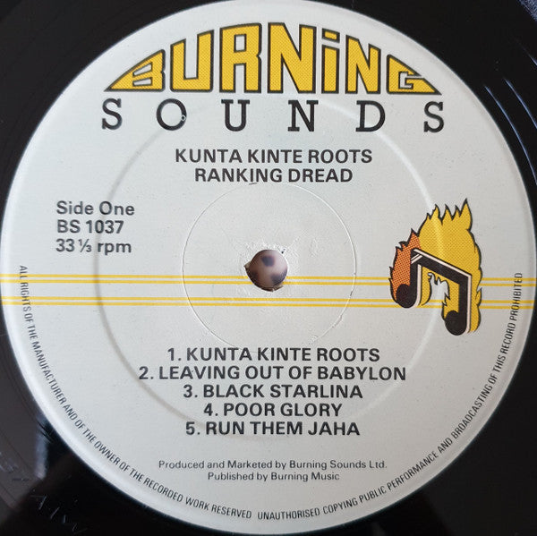 Ranking Dread : Kunta Kinte Roots (LP)