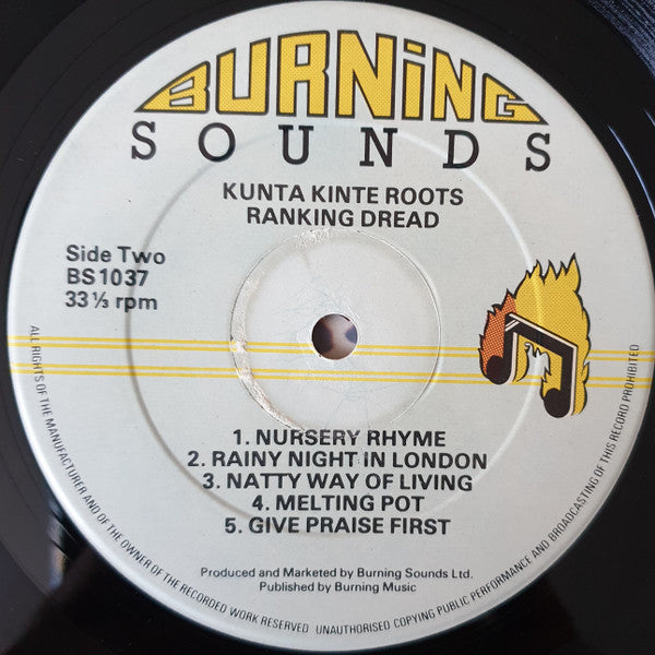 Ranking Dread : Kunta Kinte Roots (LP)