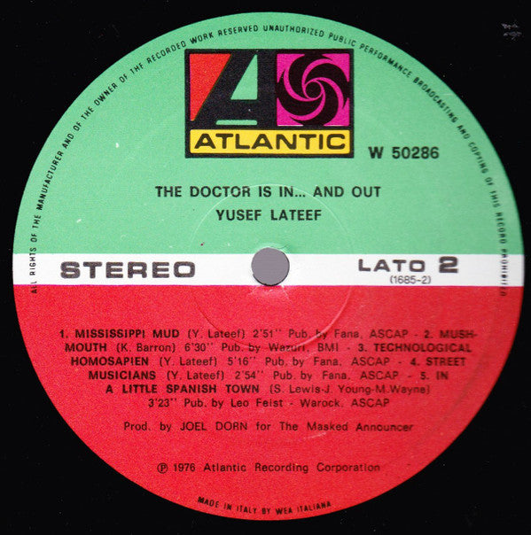 Yusef Lateef ~ The Doctor Is In ...And Out (Vinyl) - Djungel & Jazz