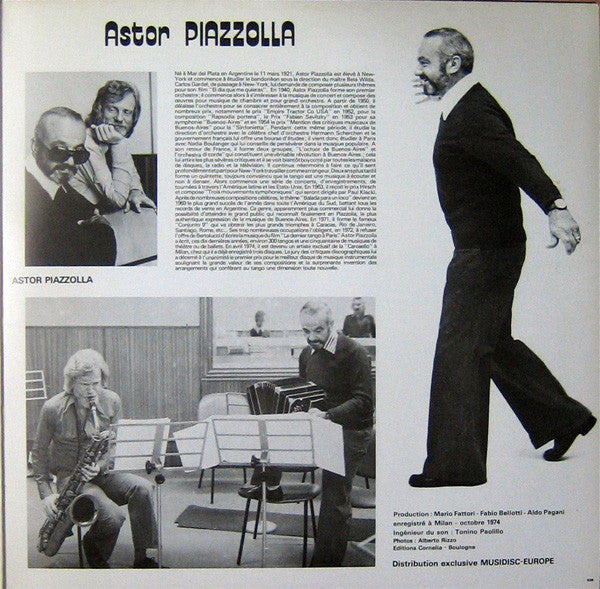 Gerry Mulligan, Astor Piazzolla ~ Gerry Mulligan - Astor Piazzolla (Vinyl) - Djungel & Jazz