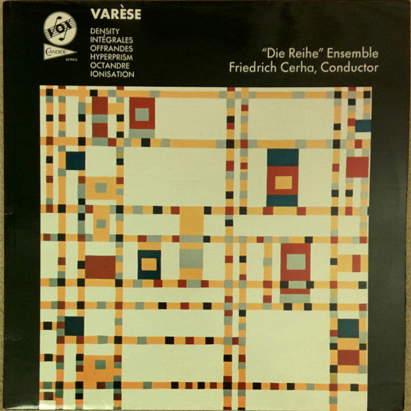 Varèse, Friedrich Cerha, "Die Reihe" Ensemble ~ Density / Intégrales / Offrandes / Hyperprism / Octandre / Ionisation (Vinyl) - Djungel & Jazz