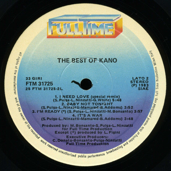 Kano : The Best Of Kano (LP, Comp)