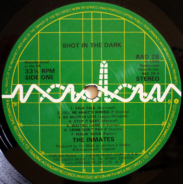 The Inmates (2) : Shot In The Dark (LP, Album)