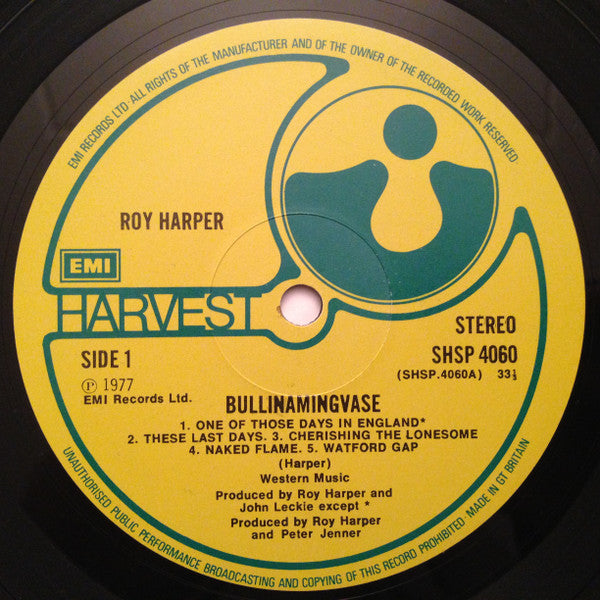 Roy Harper ~ Bullinamingvase (Vinyl) - Djungel & Jazz