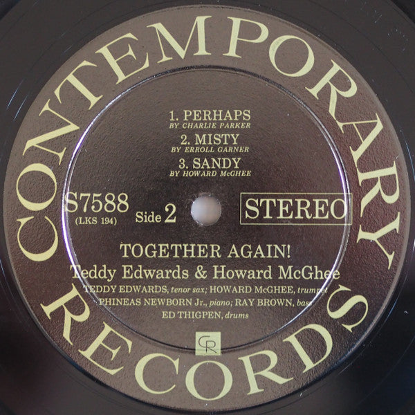 Teddy Edwards / Howard McGhee : Together Again! (LP, Dee)