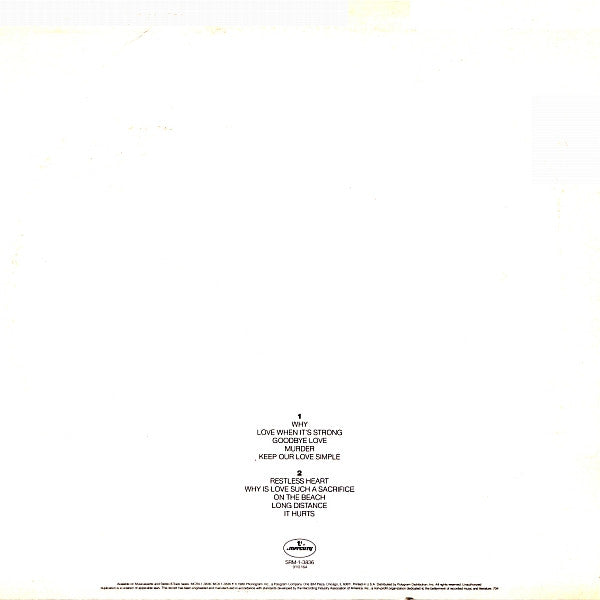Southside Johnny & The Asbury Jukes ~ Love Is A Sacrifice (Vinyl) - Djungel & Jazz