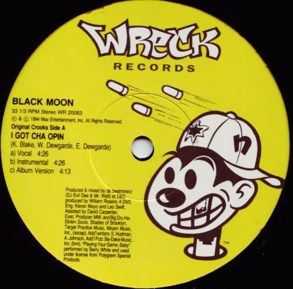 Black Moon ~ I Got Cha Opin / Reality (Killing Every...) (Vinyl) - Djungel & Jazz