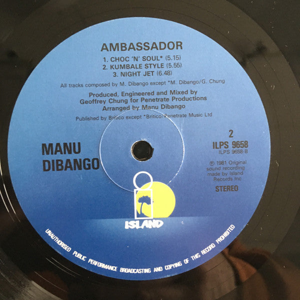 Manu Dibango : Ambassador (LP)
