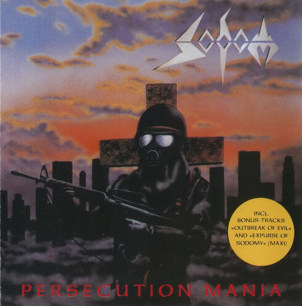 Sodom ~ 2 Originals Of Sodom (Persecution Mania / In The Sign Of Evil / Obsessed By Cruelty) (Vinyl) - Djungel & Jazz