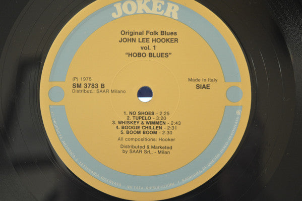 John Lee Hooker : Vol. 1 - Hobo Blues (LP, Comp, RE)