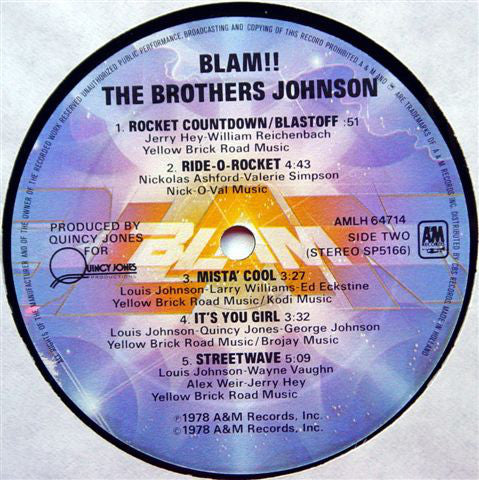 The Brothers Johnson ~ Blam!! (Vinyl) - Djungel & Jazz