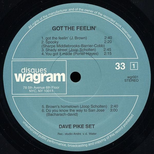 The Dave Pike Set ~ Got The Feelin' (Vinyl) - Djungel & Jazz