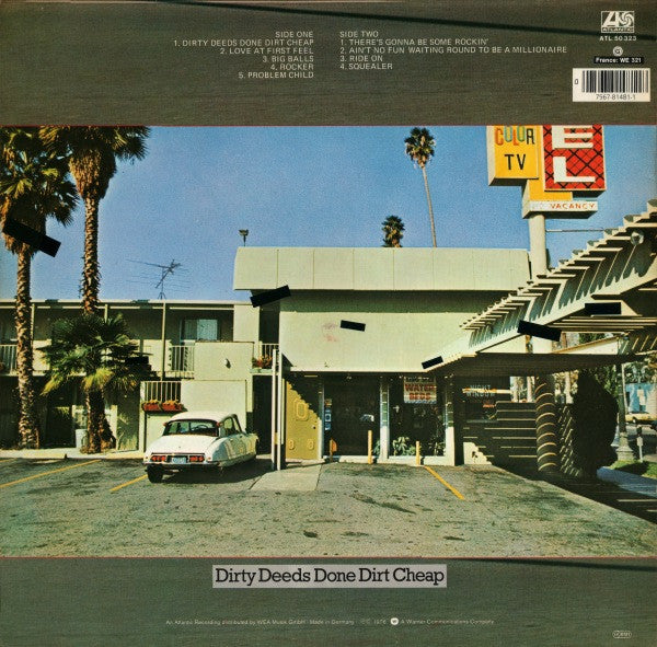 AC/DC ~ Dirty Deeds Done Dirt Cheap (Vinyl) - Djungel & Jazz