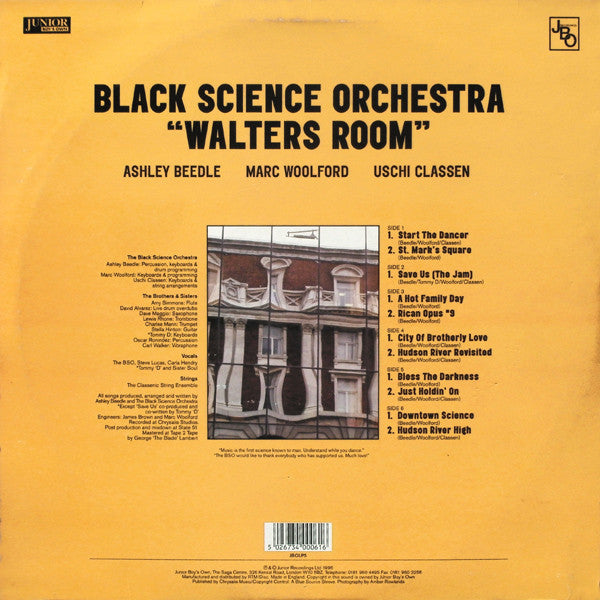 Black Science Orchestra ~ Walters Room (Vinyl) - Djungel & Jazz