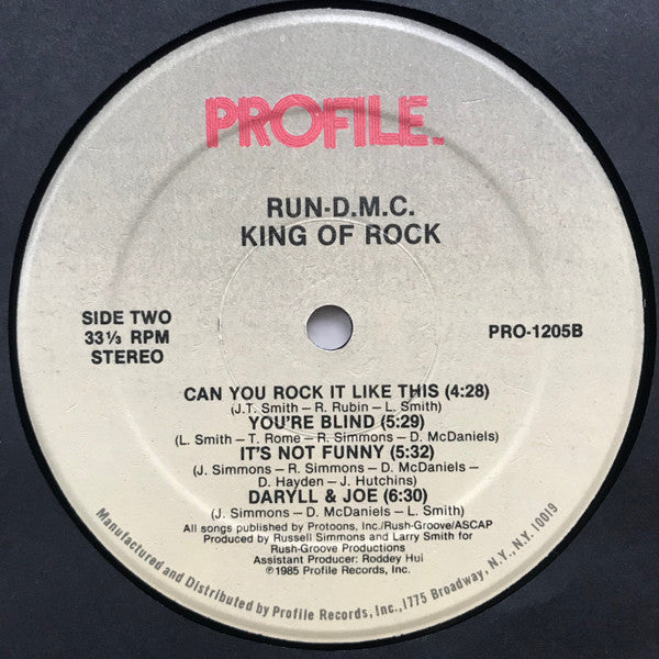 Run-DMC ~ King Of Rock (Vinyl) - Djungel & Jazz