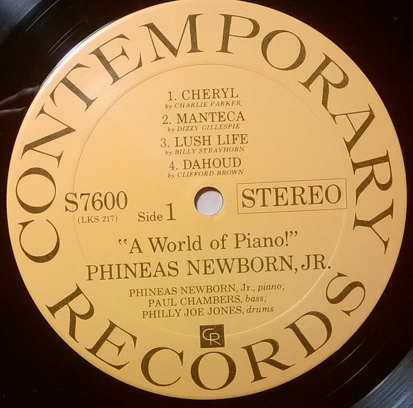 Phineas Newborn Jr. ~ A World Of Piano ! (Vinyl) - Djungel & Jazz