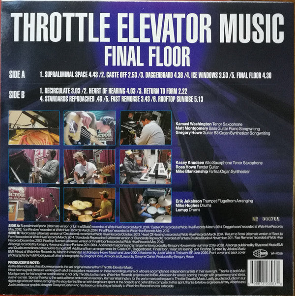 Throttle Elevator Music : Final Floor (LP, Album, Ltd, Num)