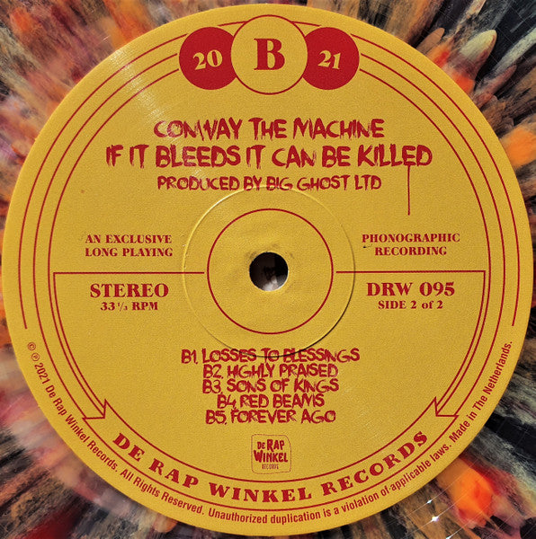 Conway The Machine x Big Ghost LTD : If It Bleeds It Can Be Killed (LP, Album, Ltd, Num, Yel)