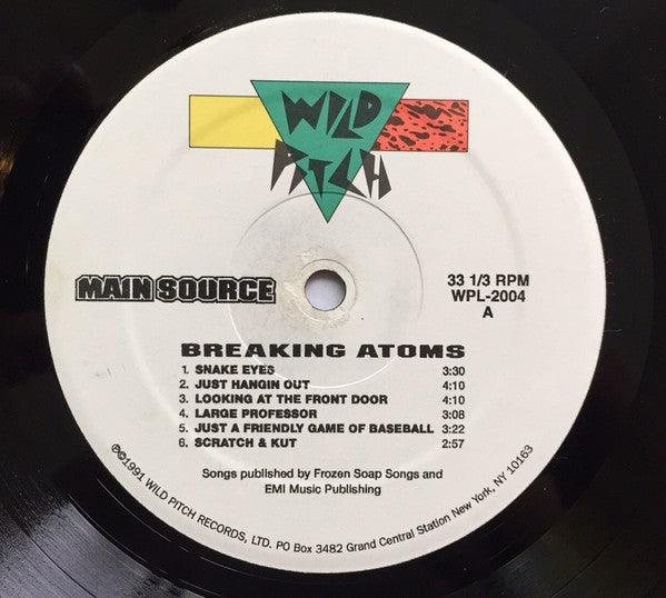 Main Source : Breaking Atoms (LP, Album, RE)