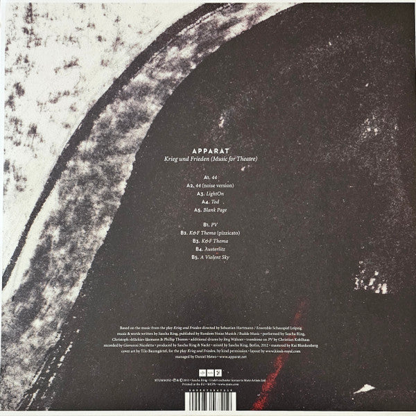 Apparat ~ Krieg Und Frieden (Music For Theatre) (Vinyl) - Djungel & Jazz