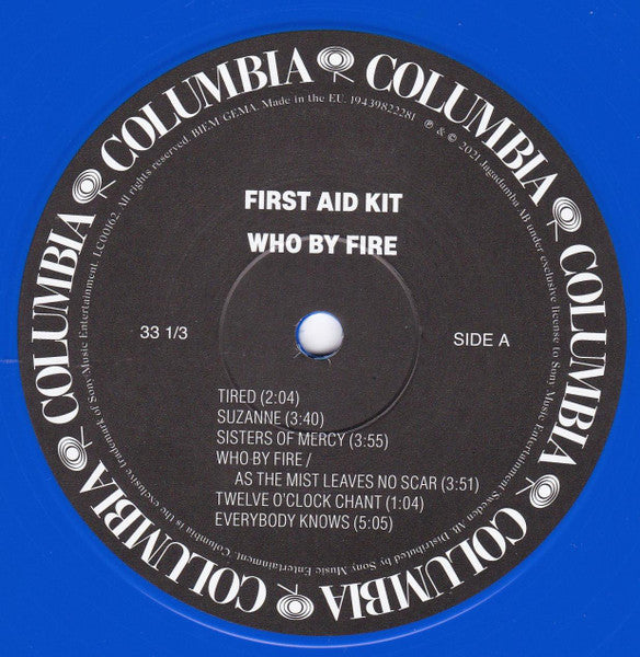 First Aid Kit ~ Who By Fire - Live Tribute To Leonard Cohen (Vinyl) - Djungel & Jazz