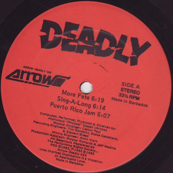 Arrow (2) : Deadly (LP, Album)