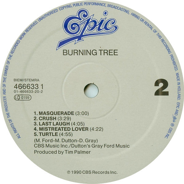 Burning Tree : Burning Tree (LP, Album)