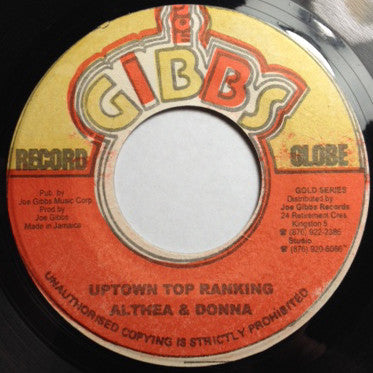 Althea & Donna : Uptown Top Ranking (7", Single, RE)