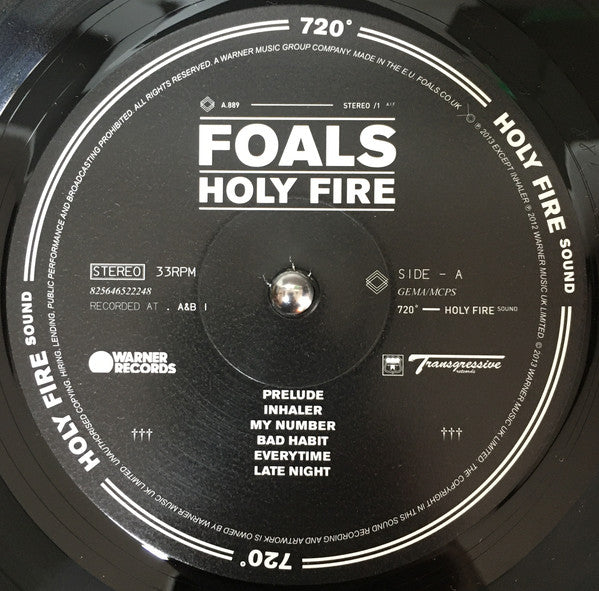 Foals ~ Holy Fire (Vinyl) - Djungel & Jazz