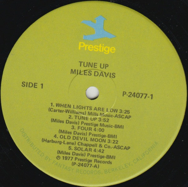 Miles Davis ~ Tune Up (Vinyl) - Djungel & Jazz