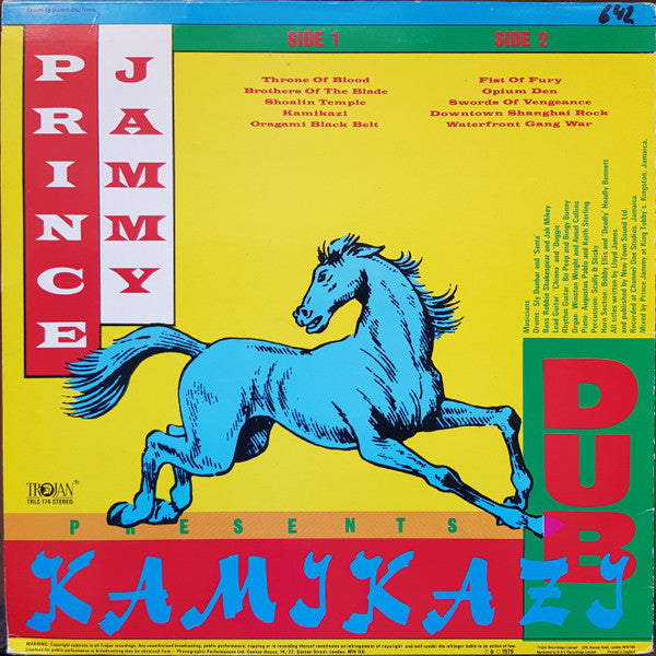 Prince Jammy : Kamikazi Dub (LP, Album)