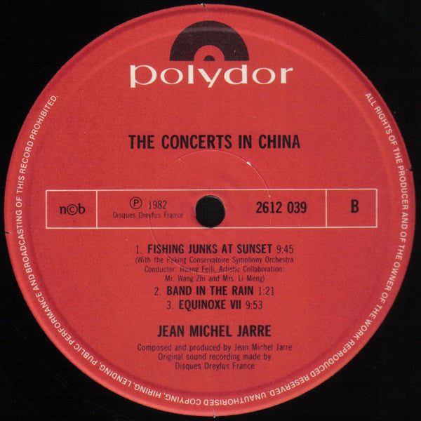 Jean-Michel Jarre ~ The Concerts In China (Vinyl) - Djungel & Jazz