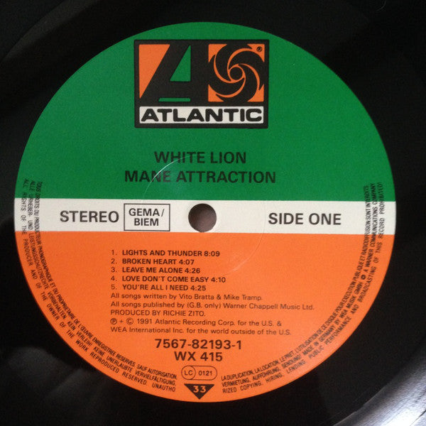 White Lion ~ Mane Attraction (Vinyl) - Djungel & Jazz