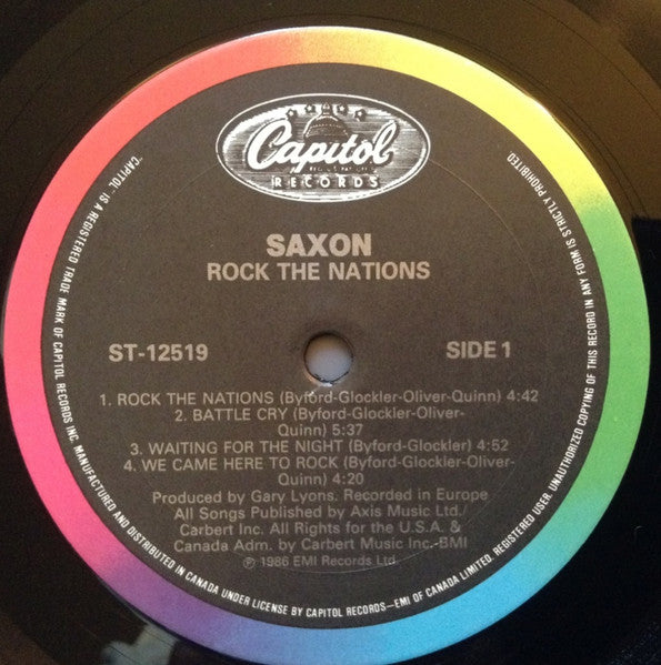 Saxon : Rock The Nations (LP, Album)