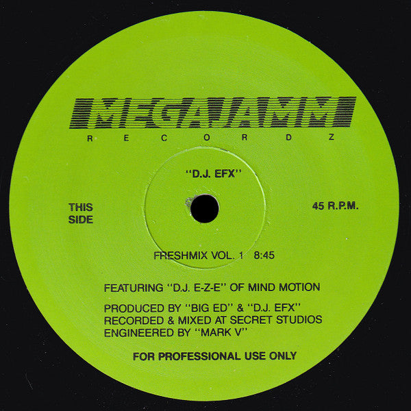 D.J. EFX ~ Freshmix Vol. 1 (Vinyl) - Djungel & Jazz