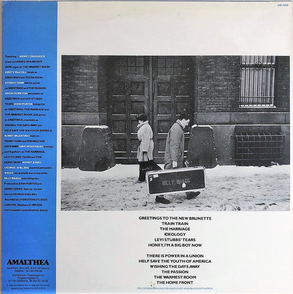 Billy Bragg ~ Talking With The Taxman About Poetry (Vinyl) - Djungel & Jazz