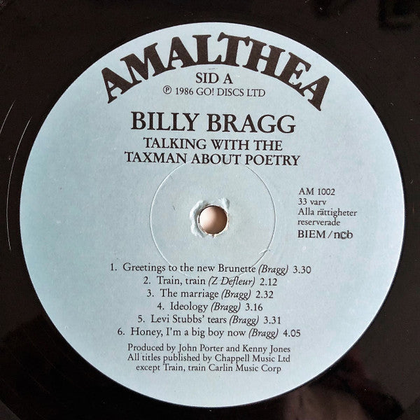 Billy Bragg ~ Talking With The Taxman About Poetry (Vinyl) - Djungel & Jazz