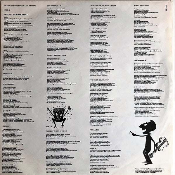 Billy Bragg ~ Talking With The Taxman About Poetry (Vinyl) - Djungel & Jazz
