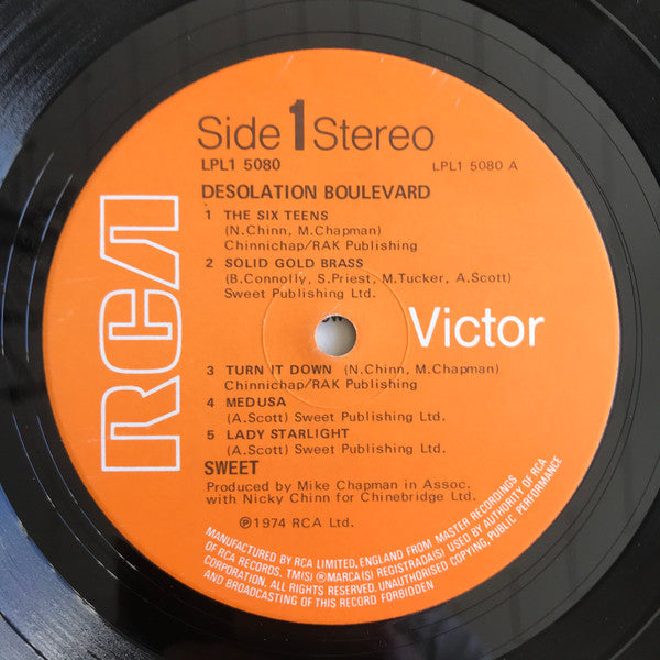 The Sweet ~ Desolation Boulevard (Vinyl) - Djungel & Jazz