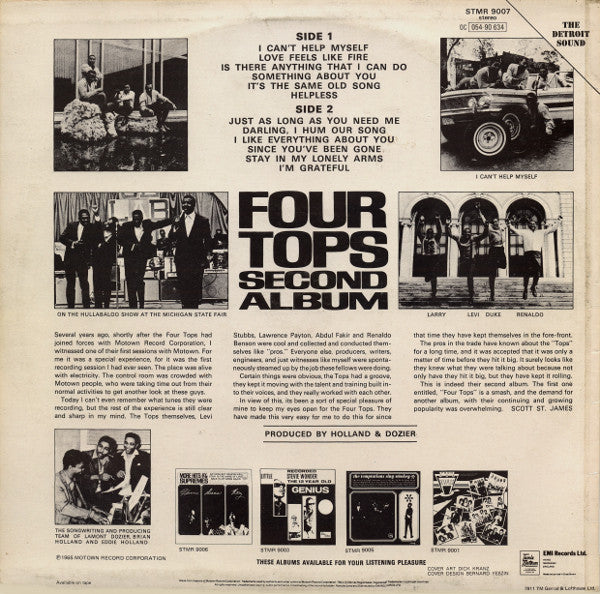 Four Tops ~ Second Album (Vinyl) - Djungel & Jazz